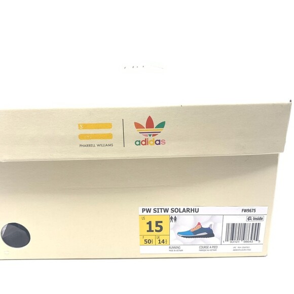 Adidas Pharrell Williams Solar Hu sneakers Size 15 - Picture 8 of 8